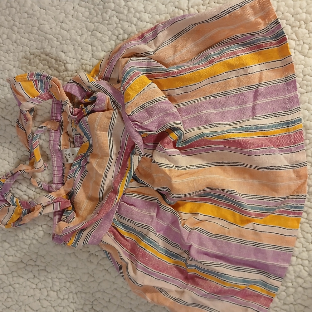 Carter's Multicolor Striped One Piece